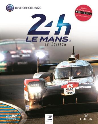 Couverture du livre « 24 heures du Mans le livre officiel (édition 2020) » de Thibaut Villemant aux éditions Etai