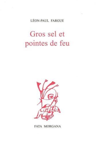 Couverture du livre « Gros sel » de Léon-Paul Fargue aux éditions Fata Morgana