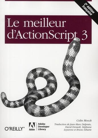 Couverture du livre « Le meilleur d'Actionscript 3 » de Moock aux éditions O Reilly France