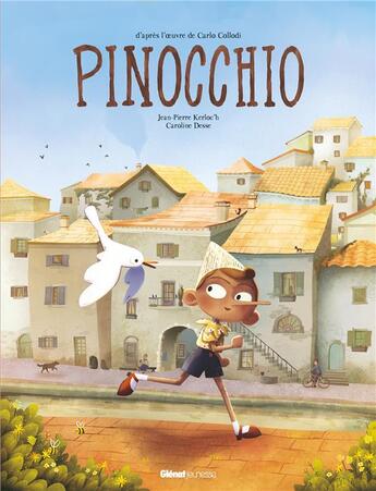 Couverture du livre « Pinocchio » de Jean-Pierre Kerloc'H et Caroline Desse aux éditions Glenat Jeunesse
