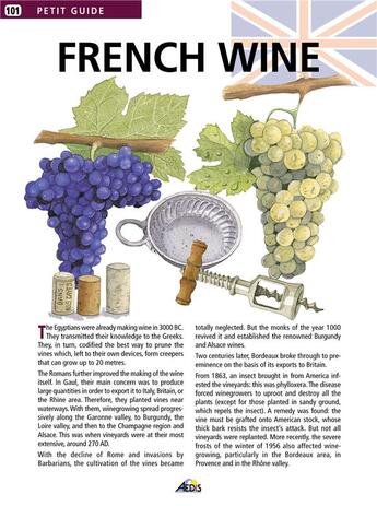 Couverture du livre « French wine » de  aux éditions Aedis