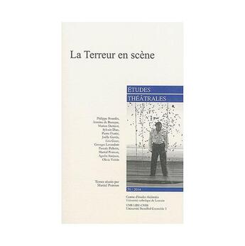 Couverture du livre « La terreur en scène » de  aux éditions Etudes Theatrales