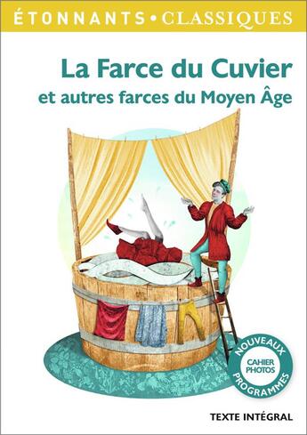 Couverture du livre « La farce du Cuvier et autres farces du Moyen âge » de Anonyme aux éditions Flammarion