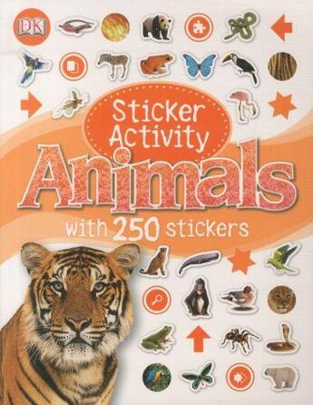 Couverture du livre « Sticker activity animals » de  aux éditions Dk Children