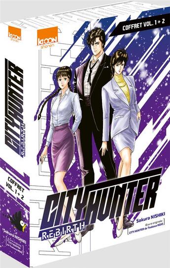 Couverture du livre « City Hunter - rebirth : coffret Tomes 1 et 2 » de Tsukasa Hojo et Sokura Nijiki aux éditions Ki-oon