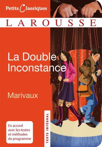 Couverture du livre « La double inconstance » de Pierre De Marivaux aux éditions Larousse