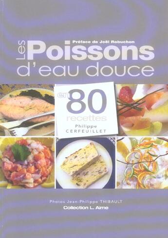 Couverture du livre « Les poissons d'eau douce en 80 recettes » de Philippe Cerfeuillet aux éditions Sepp