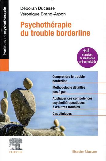 Couverture du livre « Psychothérapie du trouble borderline » de Deborah Ducasse et Veronique Brand-Arpon aux éditions Elsevier-masson