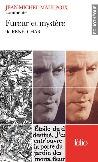 Couverture du livre « Fureur et mystère de René Char (essai et dossier) » de Jean-Michel Maulpoix aux éditions Folio