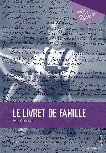 Couverture du livre « Le livret de famille » de Pierre Vauconsant aux éditions Publibook