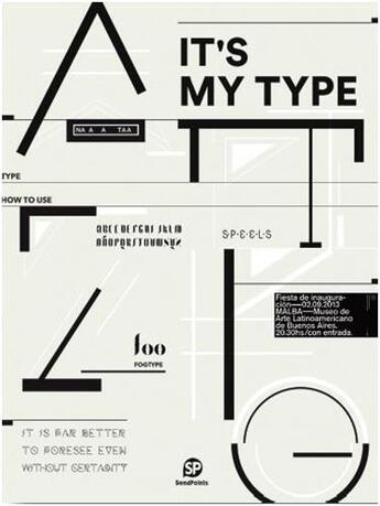 Couverture du livre « It s my type » de  aux éditions Sendpoints