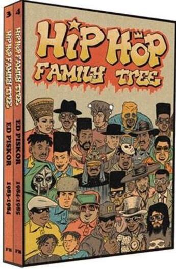 Couverture du livre « Hip hop family tree ; COFFRET VOL.2 ; T.3 ET T.4 ; 1983-1985 » de Ed Piskor aux éditions Fantagraphics