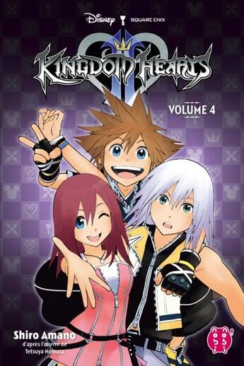 Couverture du livre « Kingdom Hearts : Intégrale vol.8 : Kingdom Hearts II Tome 8 (chapitres 6 à 8), Tome 9 et Tome 10 » de Shiro Amano et Tetsuya Nomura aux éditions Nobi Nobi