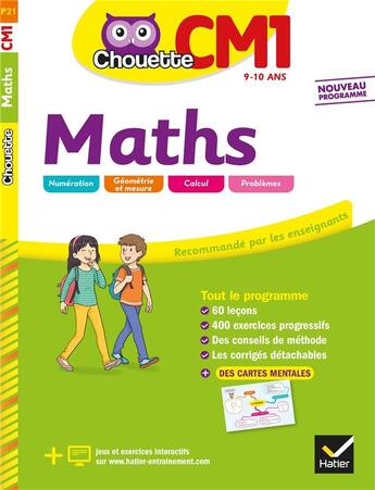 Couverture du livre « Maths cm1 » de Claude Marechal aux éditions Hatier
