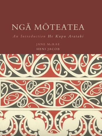 Couverture du livre « Nga Moteatea » de Mcrae Jane aux éditions Auckland University Press