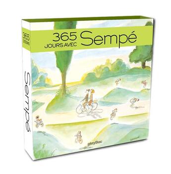Couverture du livre « 365 jours avec Sempé » de  aux éditions Play Bac