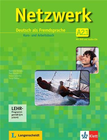 Couverture du livre « Netzwerk a2, livre+cahier+cd+dvd (partie 1) » de  aux éditions La Maison Des Langues