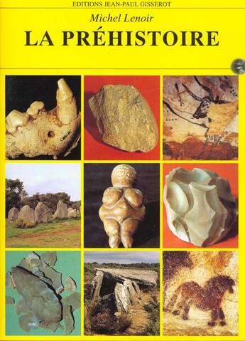 Couverture du livre « La prehistoire » de Michel Lenoir aux éditions Gisserot