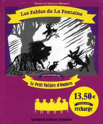 Couverture du livre « Les fables de La Fontaine » de Poiree et Nief aux éditions Gallimard-jeunesse