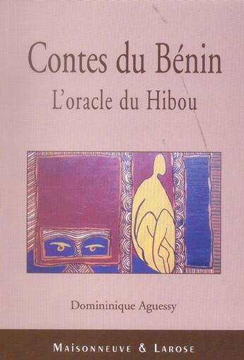 Couverture du livre « Contes Du Benin » de Aguessy D aux éditions Maisonneuve Larose