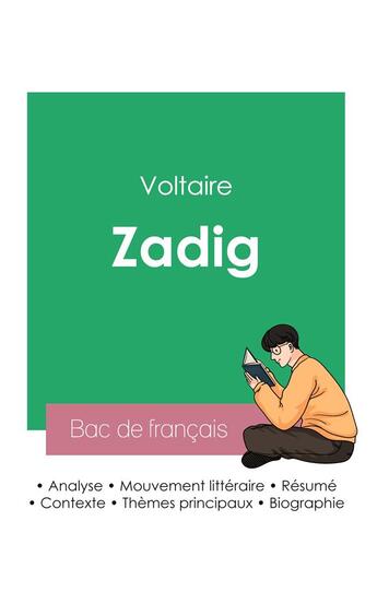 Couverture du livre « Réussir son Bac de français 2023 : Analyse de Zadig de Voltaire » de Voltaire aux éditions Bac De Francais