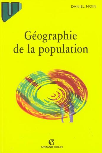Couverture du livre « Geographie De La Population ; 6e Edition » de Daniel Nion aux éditions Armand Colin