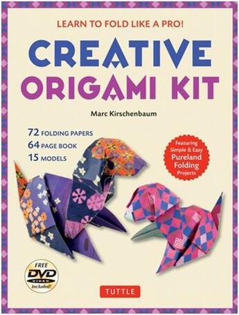 Couverture du livre « Creative origami kit » de  aux éditions Tuttle