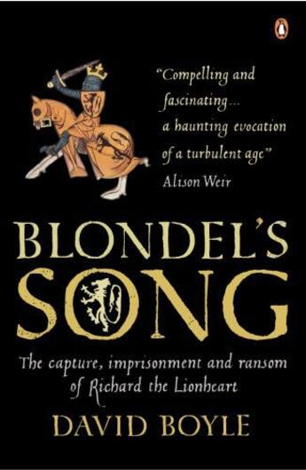 Couverture du livre « Blondel's Song » de Boyle David aux éditions Penguin Books Ltd Digital