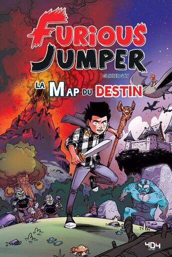Couverture du livre « Furious jumper : la map du destin » de Olivier Gay et Collectif aux éditions 404 Editions