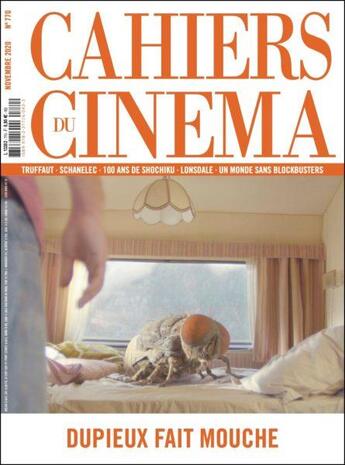 Couverture du livre « Cahiers du cinema n 770 - novembre » de  aux éditions Revue Cahiers Du Cinema