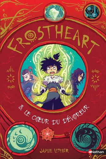 Couverture du livre « Frostheart Tome 3 : le coeur du dévoreur » de Jamie Littler aux éditions Nathan