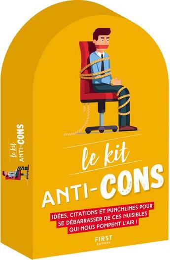 Couverture du livre « Kit anti-cons » de Laurent Gaulet aux éditions First