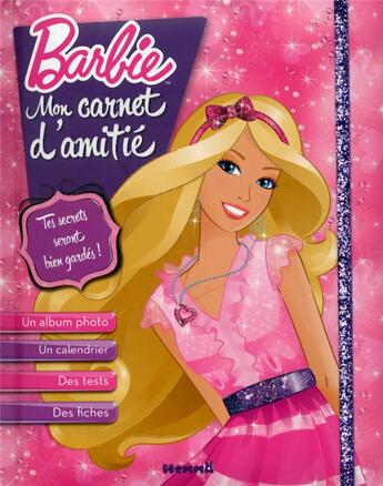 Couverture du livre « Barbie ; mon carnet d'amitié » de Amelie Gohy aux éditions Hemma