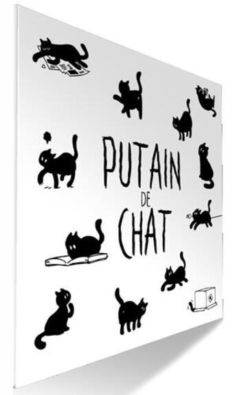 Couverture du livre « Putain de chat ; COFFRET VOL.1 ; T.1 A T.4 » de Lapuss' aux éditions Monsieur Pop Corn