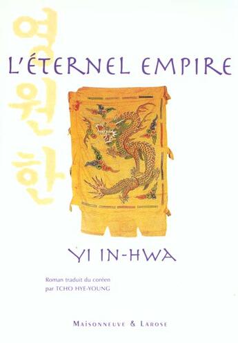 Couverture du livre « L eternel empire » de Yi In Hwa aux éditions Maisonneuve Larose