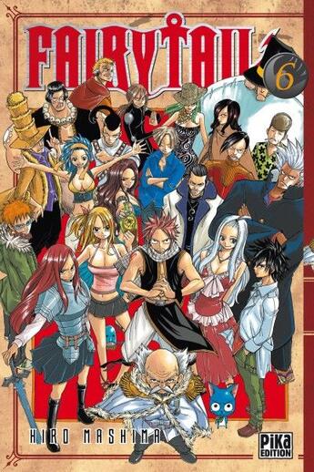 Couverture du livre « Fairy Tail Tome 6 » de Hiro Mashima aux éditions Pika
