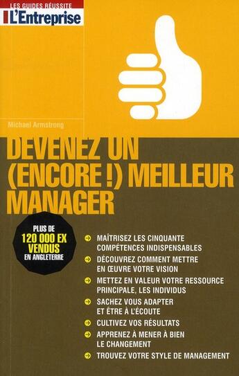 Couverture du livre « Devenez un (encore !) meilleur manager » de Michael Armstrong aux éditions L'entreprise