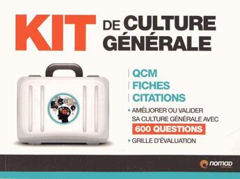 Couverture du livre « Kit de culture générale » de  aux éditions Nomad Education
