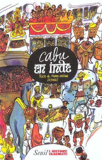 Couverture du livre « Cabu en Inde » de Cabu et Pierre-Antoine Donnet aux éditions Seuil