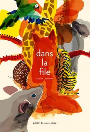 Couverture du livre « Dans la file » de Clarisse Lochmann aux éditions Atelier Du Poisson Soluble