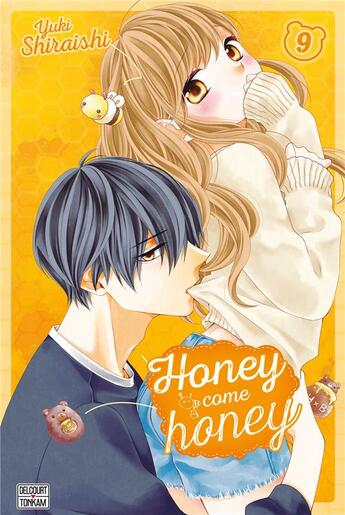 Couverture du livre « Honey come honey Tome 9 » de Yuki Shiraishi aux éditions Delcourt
