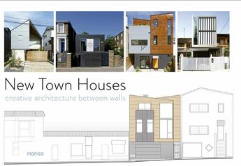 Couverture du livre « New town houses creative architecture between walls » de Eva Minguet aux éditions Monsa