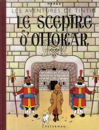 Couverture du livre « Le sceptre d'Ottokar » de Herge aux éditions Casterman