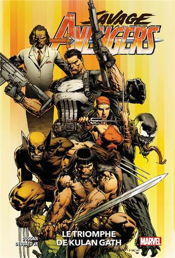 Couverture du livre « Savage Avengers t.1 : lle triomphe de Kulan Gath » de Mike Deodato Jr. et Gerry Dungan aux éditions Panini