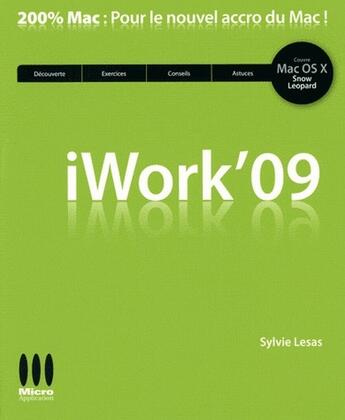 Couverture du livre « Iwork'09 » de Sylvie Lesas aux éditions Micro Application