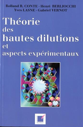 Couverture du livre « Théories des hautes dilutions et aspects expérimentaux » de  aux éditions Economica
