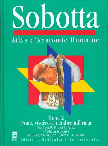 Couverture du livre « Atlas d'anatomie humaine - volume 2 : tronc, visceres, membre inferieur (3e ed.) » de Johannes Sobotta aux éditions Tec Et Doc