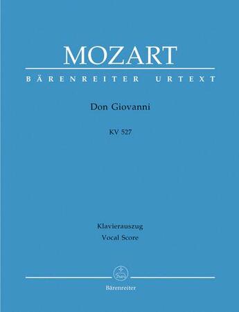 Couverture du livre « Don Giovanni K. 527 » de Mozart aux éditions Barenreiter