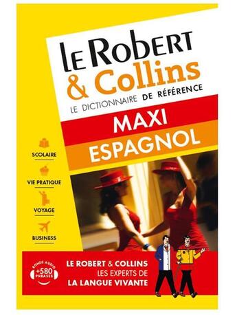 Couverture du livre « LE ROBERT & COLLINS ; MAXI ; dictionnaire espagnol » de  aux éditions Le Robert