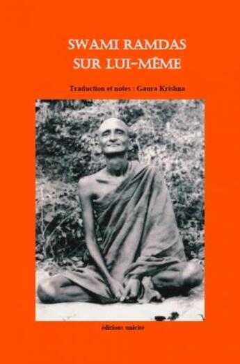 Couverture du livre « Swami Ramdas sur lui-même » de Swami Ramdas aux éditions Unicite